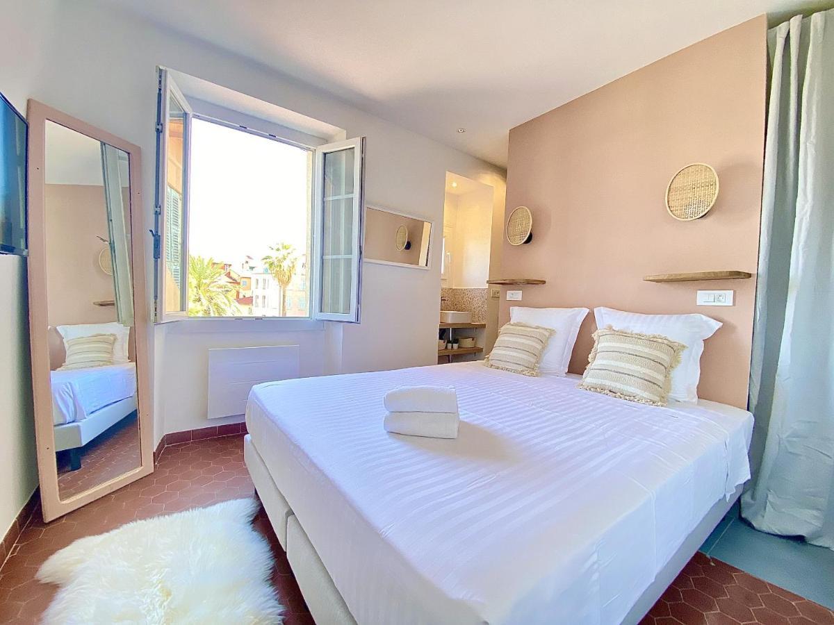 Sablettes Beach-Plage-Vue Mer-Centre Ville Menton Exterior foto