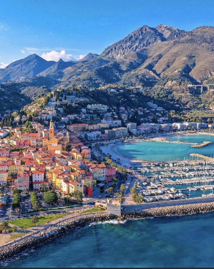 Sablettes Beach-Plage-Vue Mer-Centre Ville Menton Exterior foto